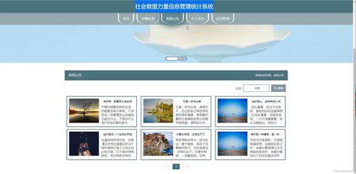 基于Java SSM框架的社會救援力量信息管理統(tǒng)計系統(tǒng)設計與實現(xiàn)